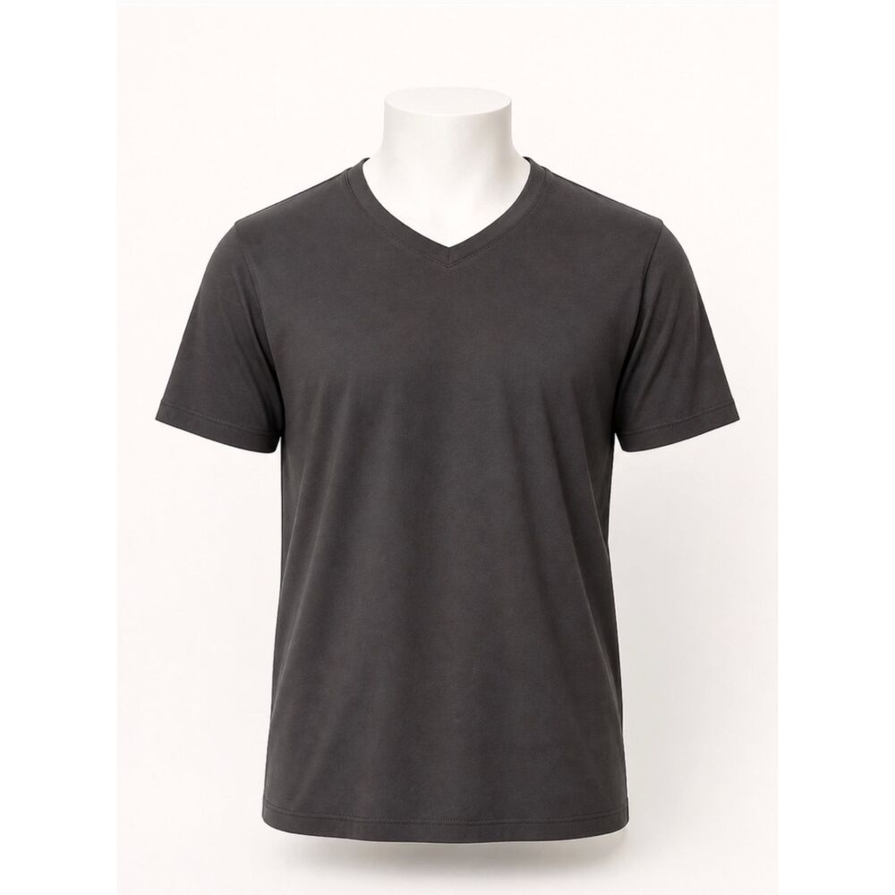 32 Degrees V-Neck Short Sleeve Gray Size XL EUC